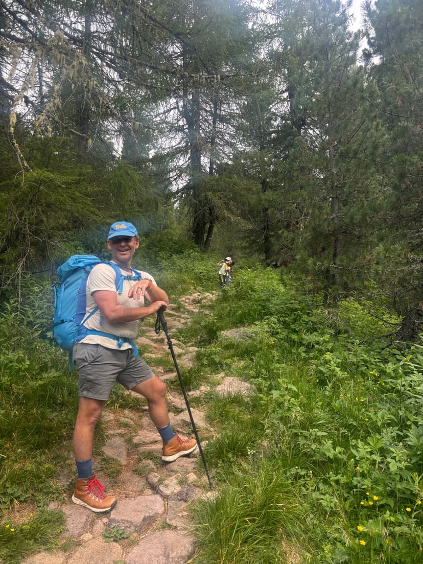 Jonathan hiking